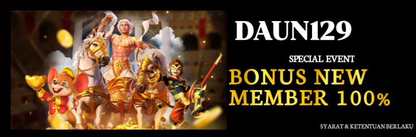 BONUS NEW MEMBER 100%